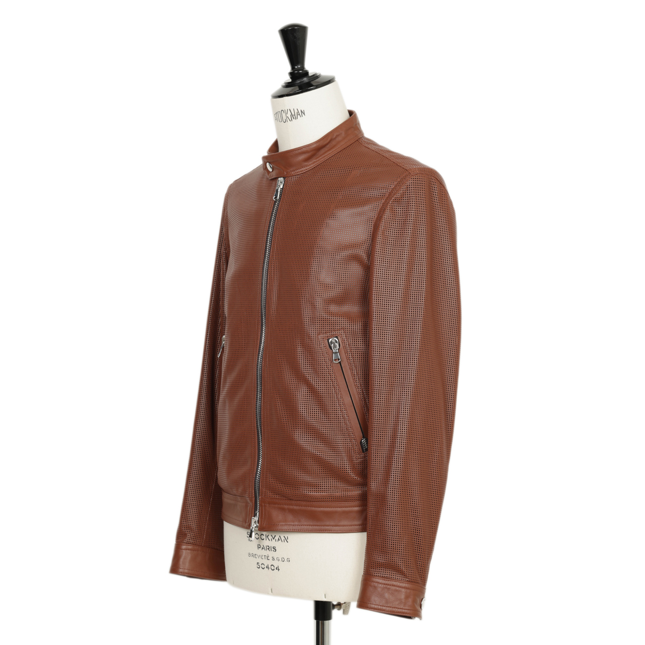 イタリア製 エンメティ　革ジャン 茶 46サイズ イタリア製 エンメティ革ジャン 茶 46サイズ